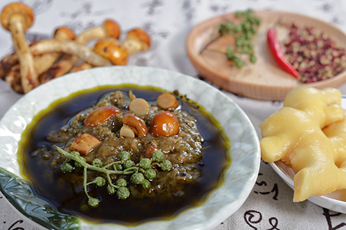 Tiger Matsutake Fresh Mushroom Sauce(rattan pepper flavor)